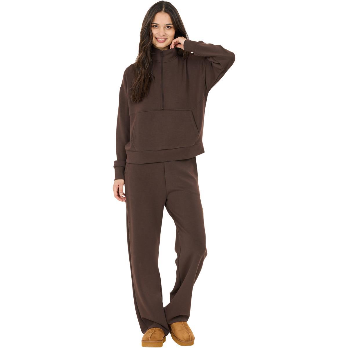 Athlecia Jillnana Half Zip Træningstrøje Dame Chocolate Torte