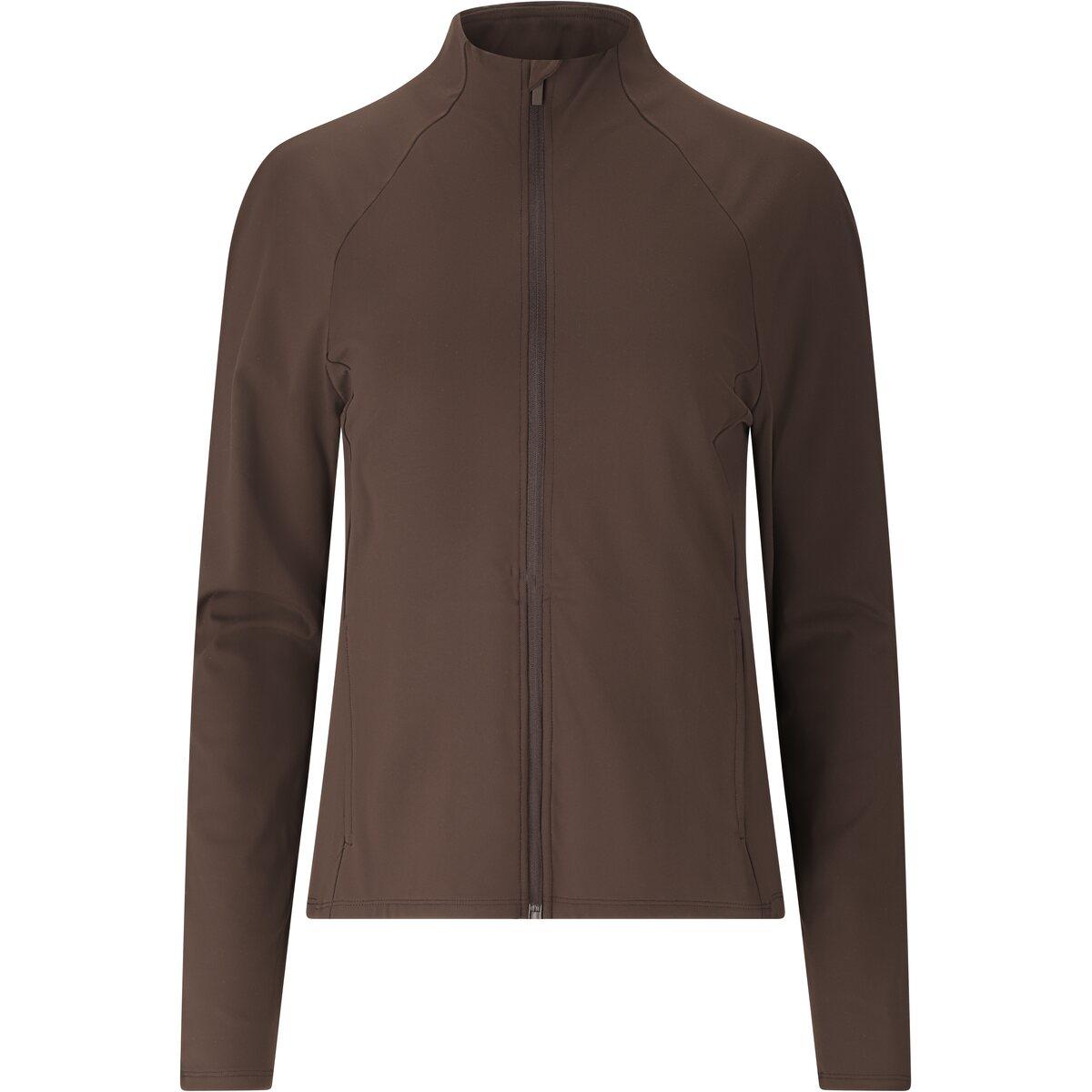Athlecia Emarri Full Zip Treningsgenser Dame Chocolate Torte
