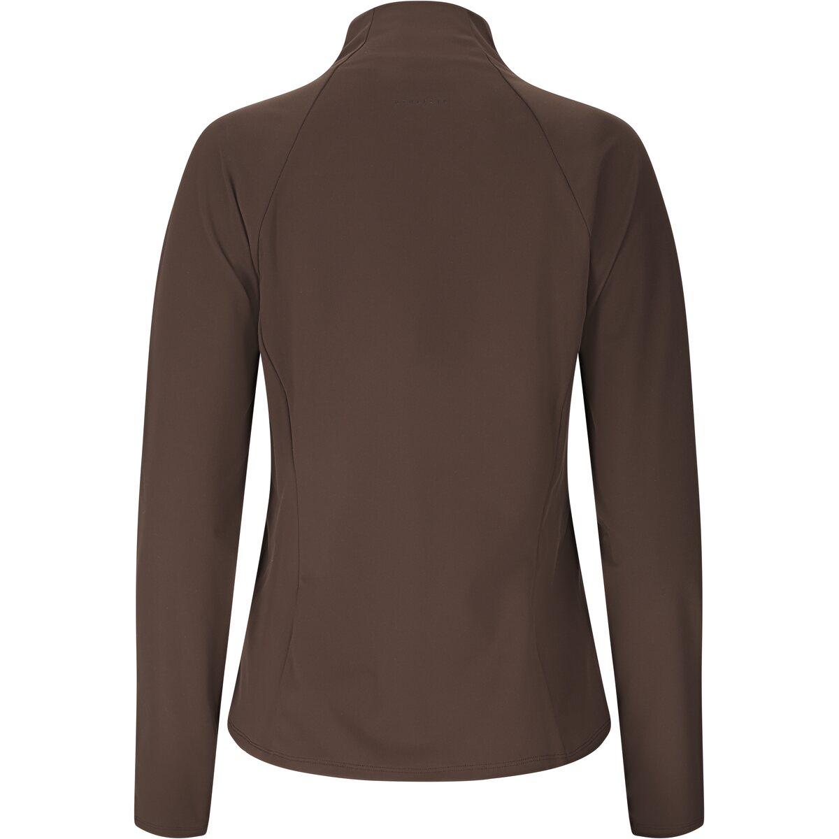 Athlecia Emarri Full Zip Treningsgenser Dame Chocolate Torte