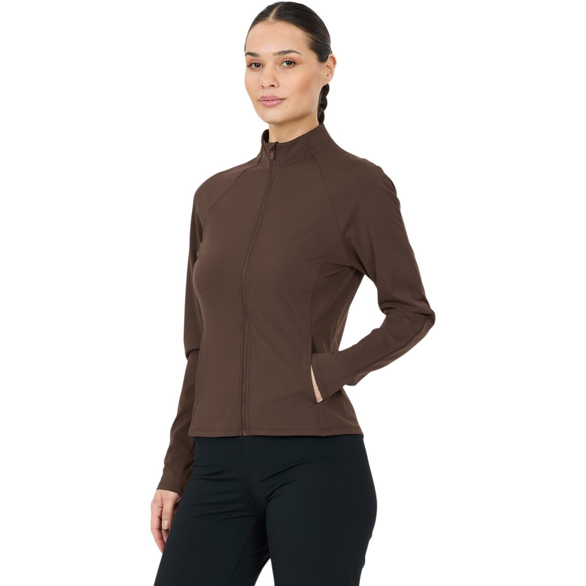 Athlecia Emarri Full Zip Treningsgenser Dame Chocolate Torte