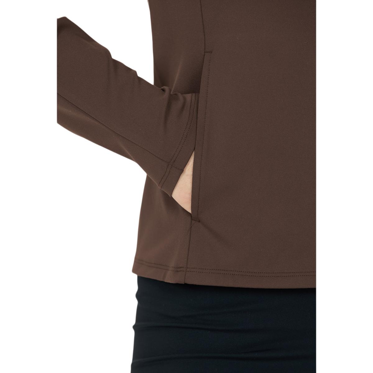 Athlecia Emarri Full Zip Treningsgenser Dame Chocolate Torte
