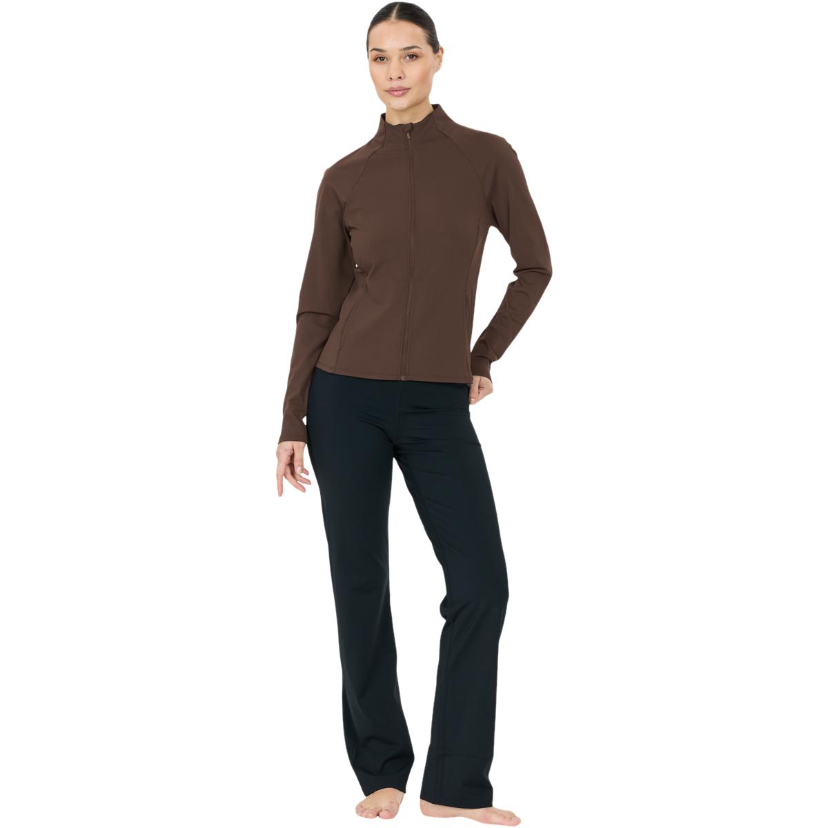 Athlecia Emarri Full Zip Treningsgenser Dame Chocolate Torte