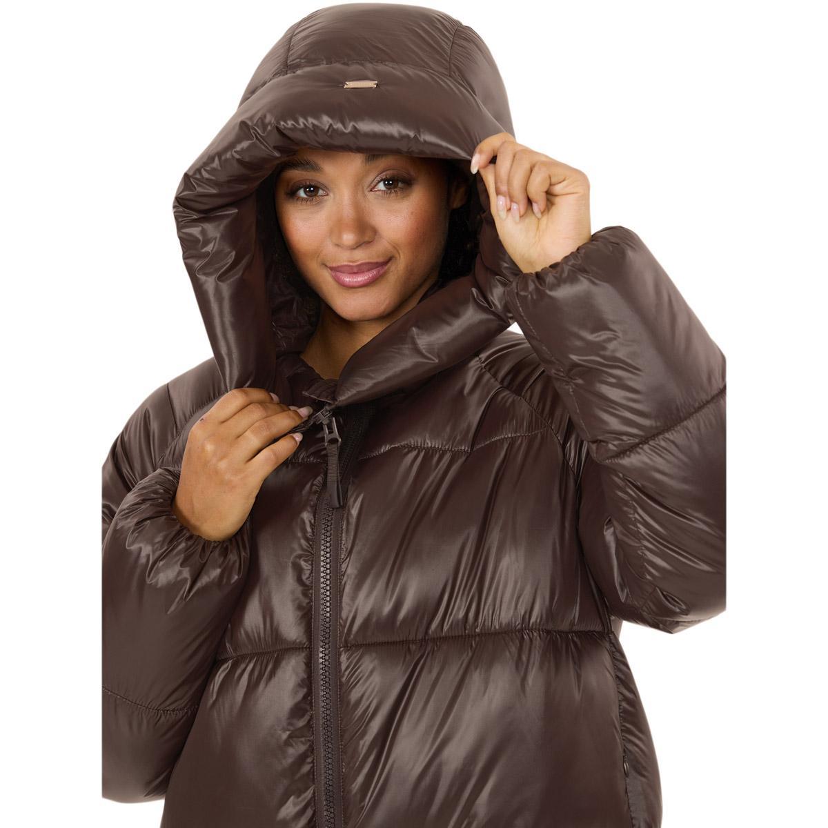 Athlecia Feida Parka Pufferjakke Dame Chocolate Torte