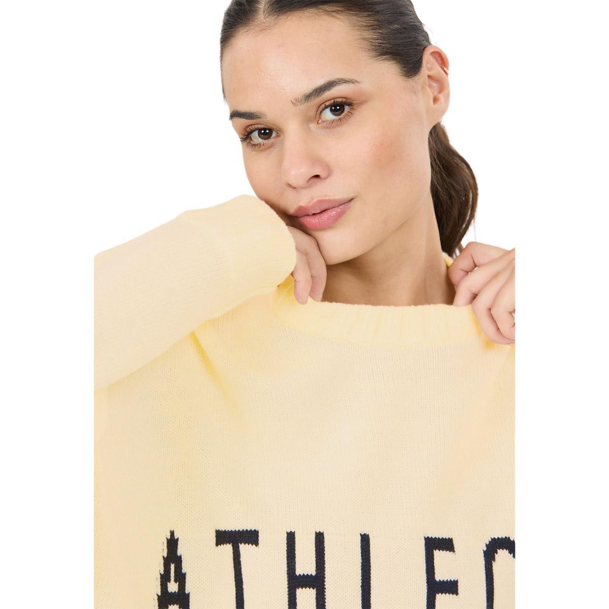 Athlecia Lyda Strikkegenser Dame Whisper White
