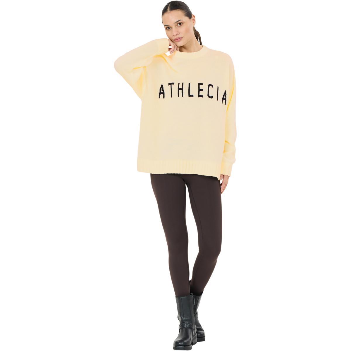 Athlecia Lyda Strikkegenser Dame Whisper White