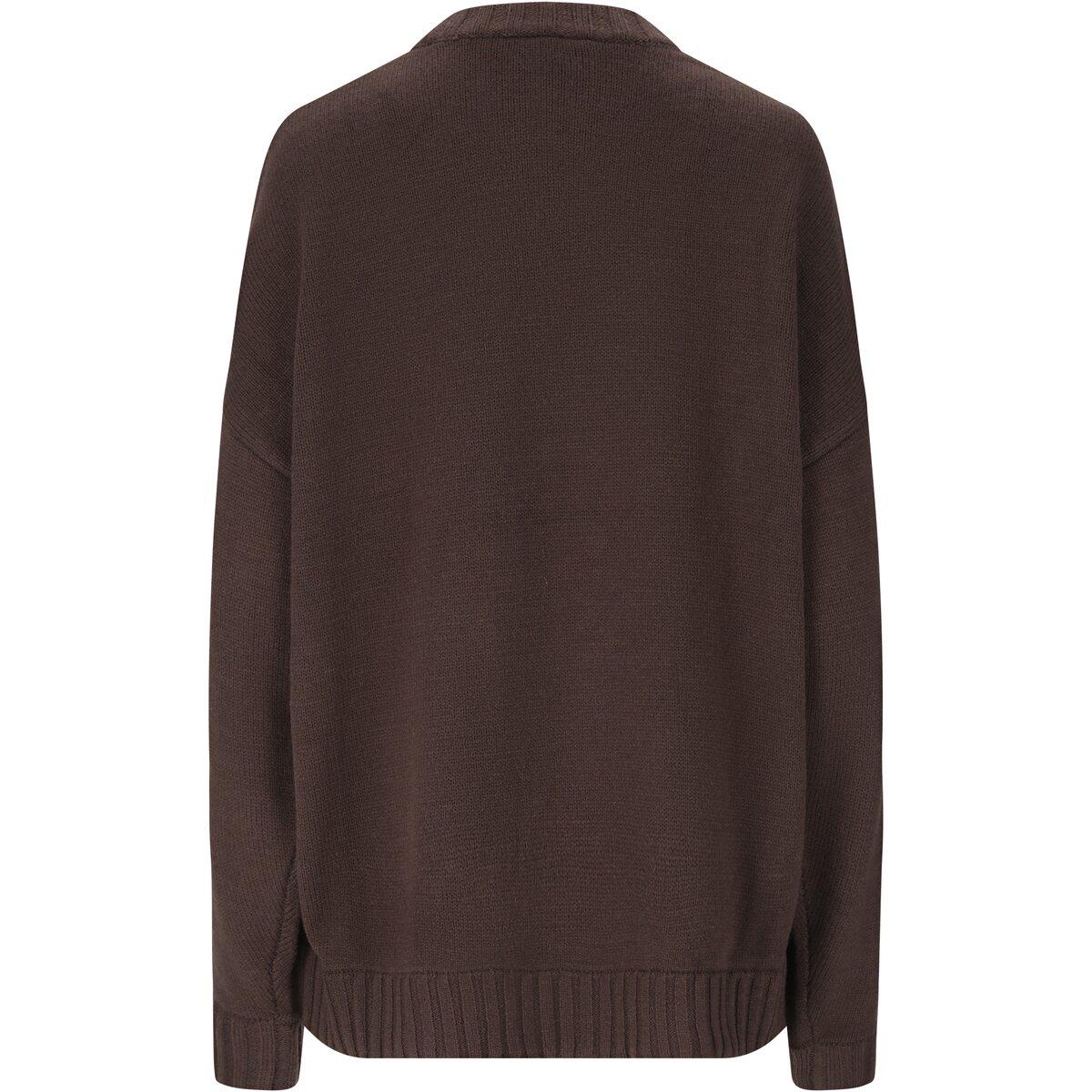 Athlecia Lyda Strikkegenser Dame Chocolate Torte