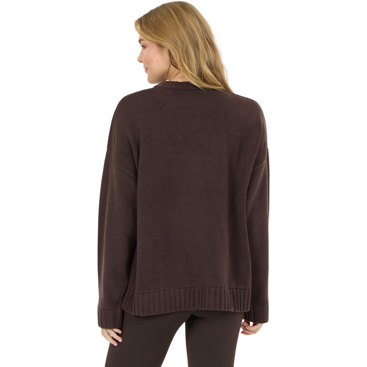 Athlecia Lyda Strikkegenser Dame Chocolate Torte