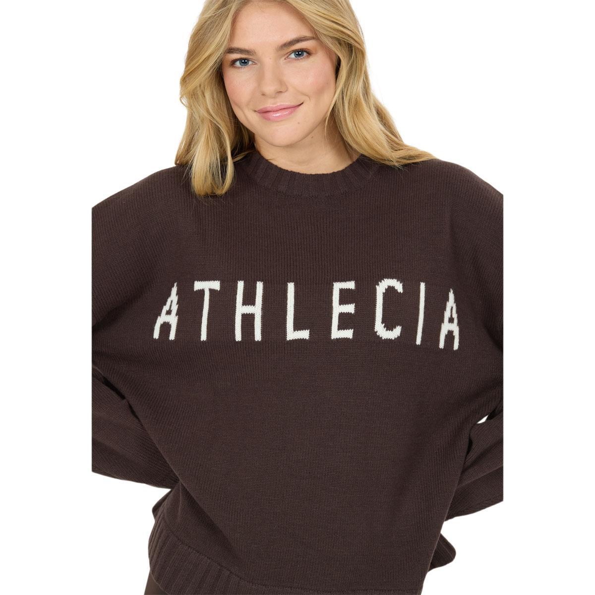 Athlecia Lyda Strikkegenser Dame Chocolate Torte