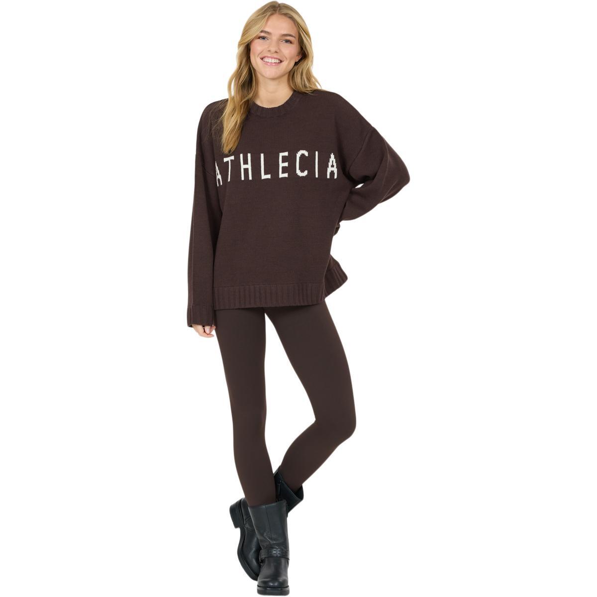 Athlecia Lyda Strikkegenser Dame Chocolate Torte