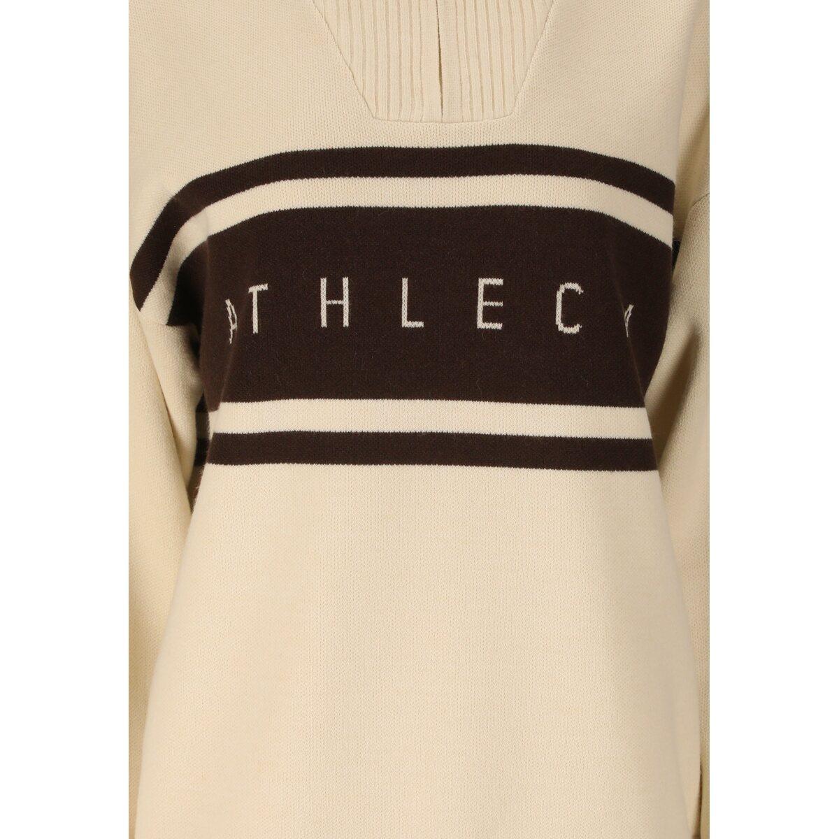 Athlecia Yiruma Half Zip Strikkegenser Dame Whisper White