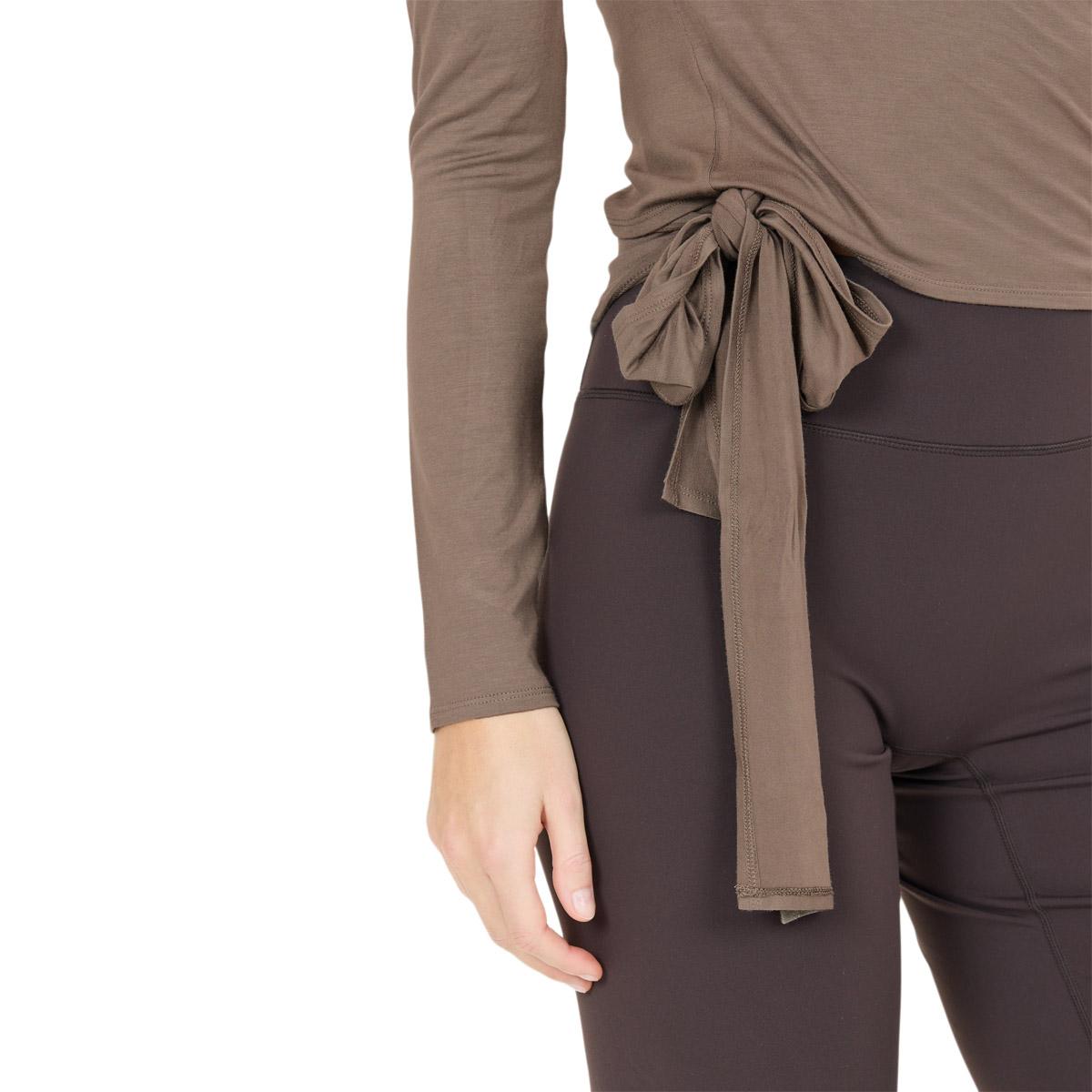 Athlecia Walyn Wrap Treningstrøye Dame Greige