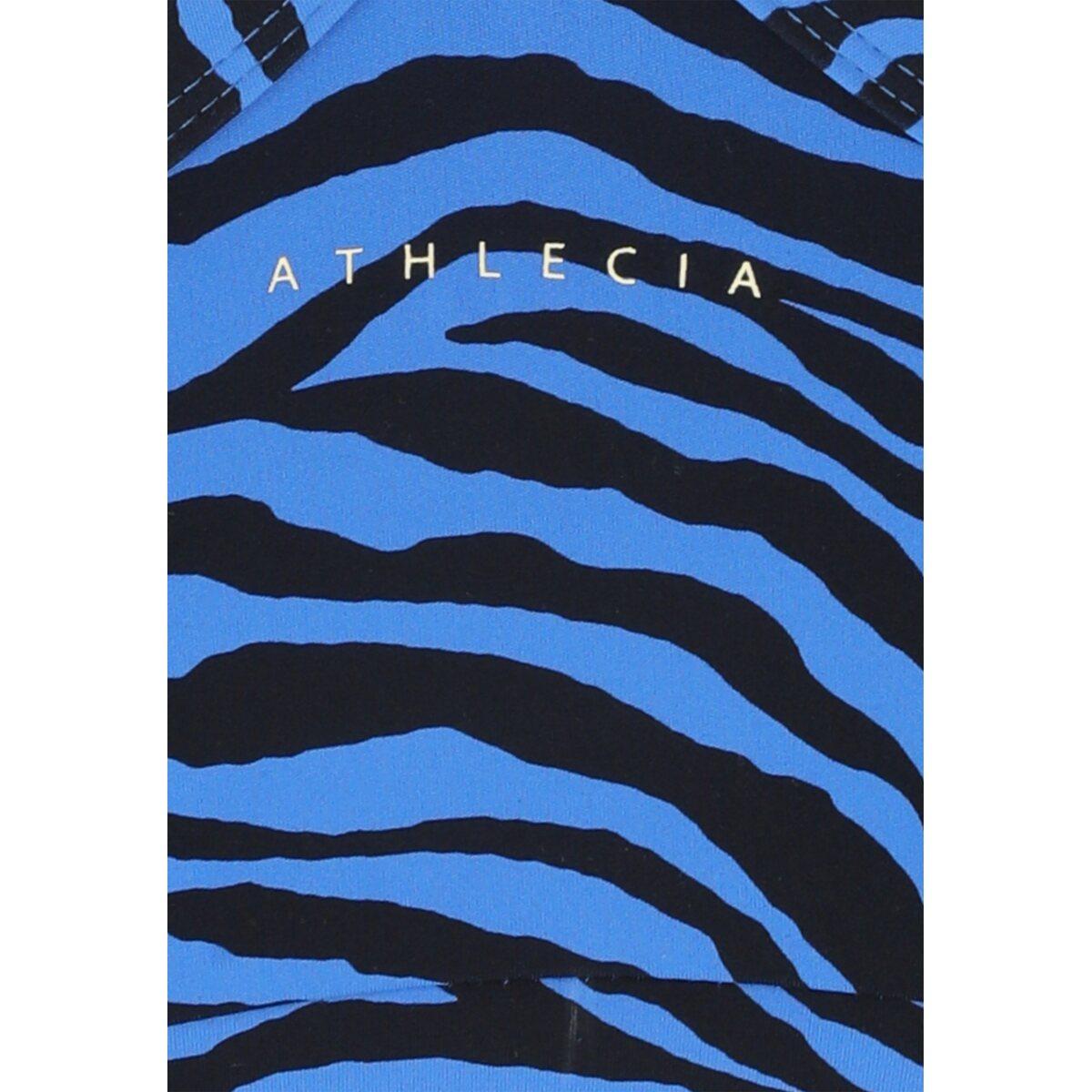 Athlecia Larissa v2 Printed Light Support Sports BH Dame Blue Zebra