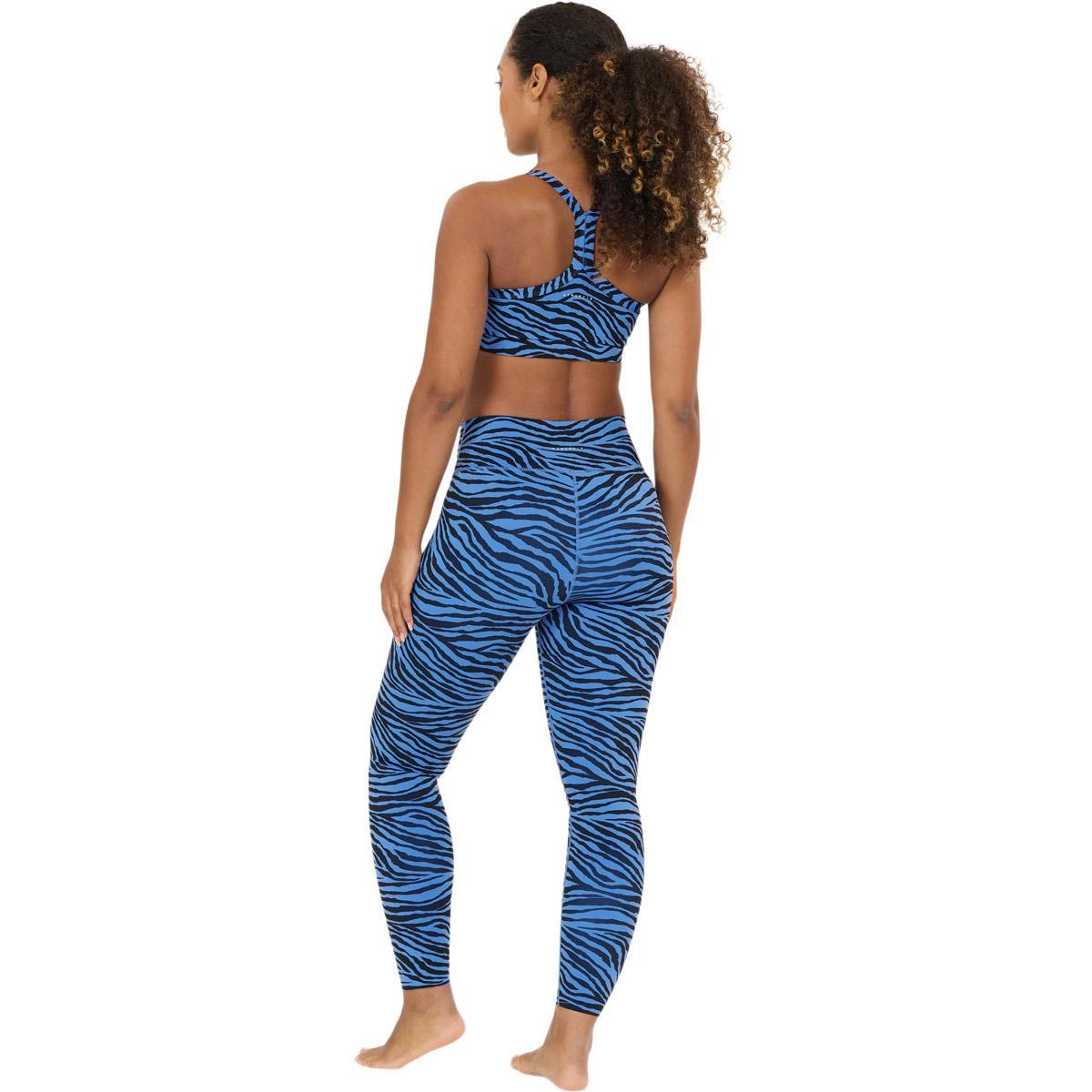 Athlecia Larissa v2 Printed Light Support Sports BH Dame Blue Zebra