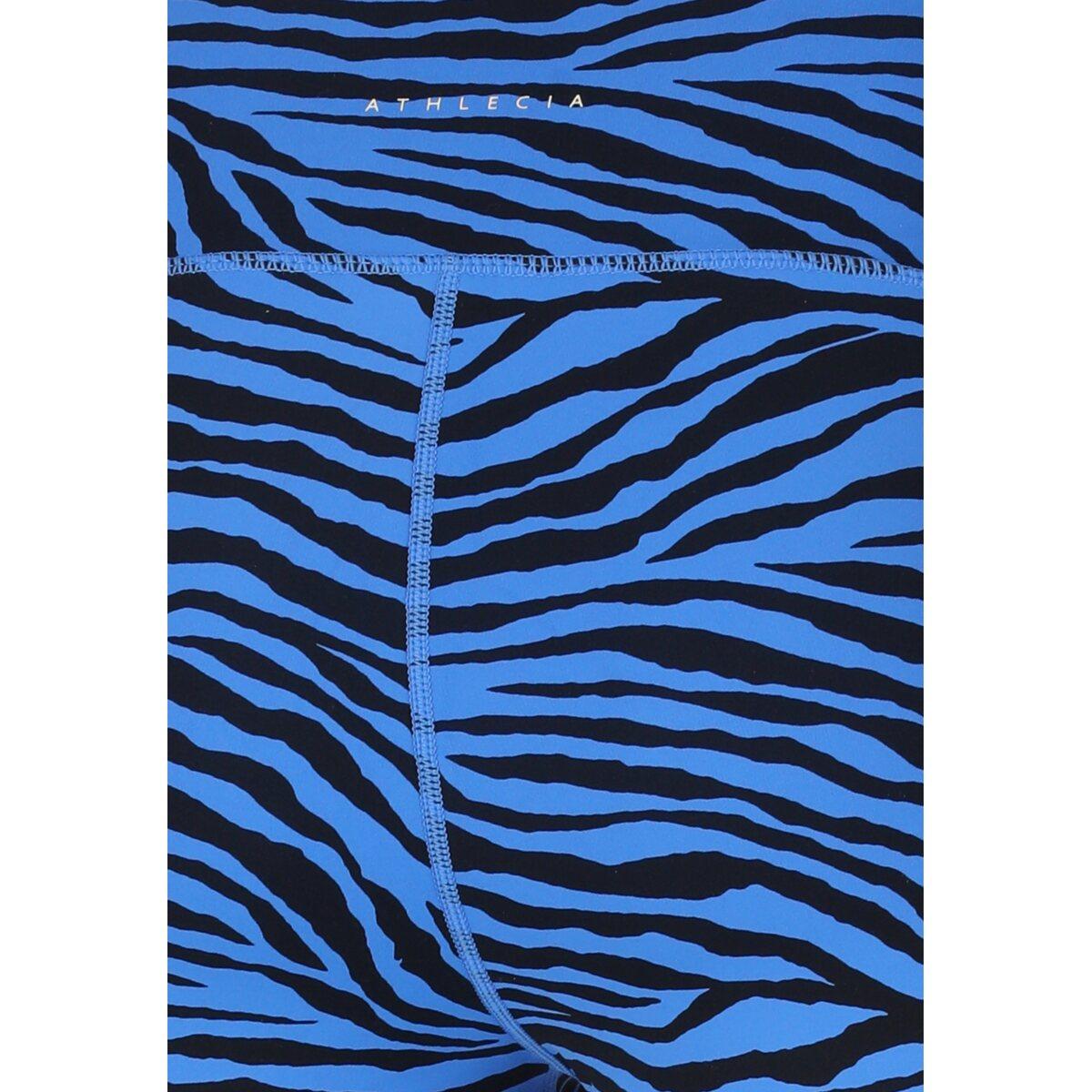 Athlecia Larissa v2 Waist Printed Træningstights Dame Blue Zebra