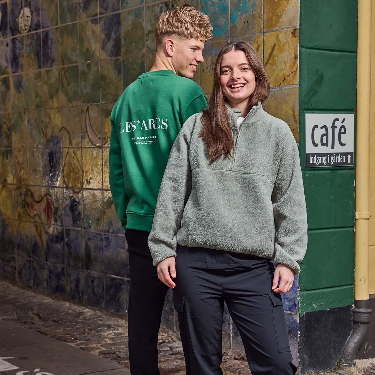 LES'ARCS Deasach Sweatshirt Børn Bottle Green