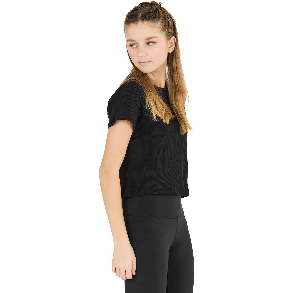LES’ARCS Ashtyn Cropped T-shirt Børn Black