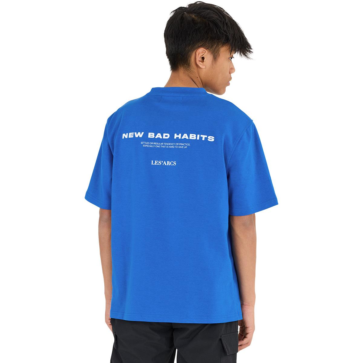 LES’ARCS Tynan Graphic T-shirt Børn Lapis Blue