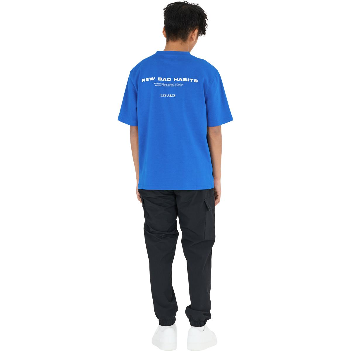 LES’ARCS Tynan Graphic T-shirt Børn Lapis Blue