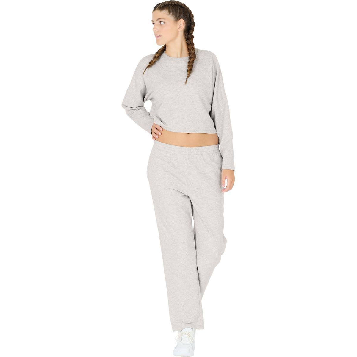 LES’ARCS Clairen Wide Leg Joggingbukser Børn Light Grey Melange