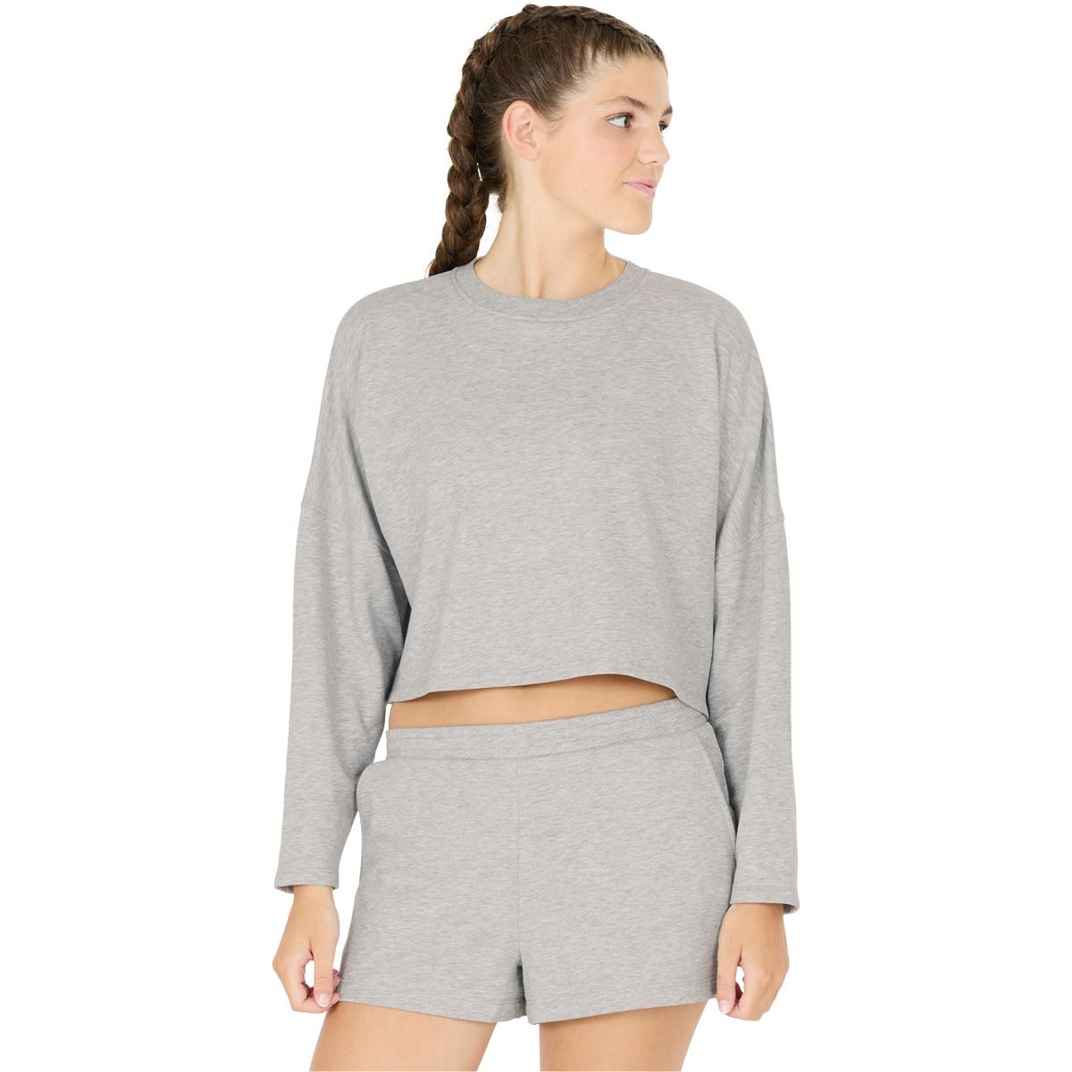 LES’ARCS Clairen Crew Neck Sweatshirt Børn Light Grey Melange