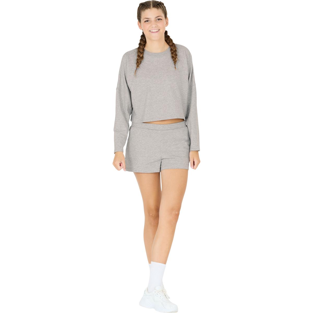 LES’ARCS Clairen Crew Neck Sweatshirt Børn Light Grey Melange