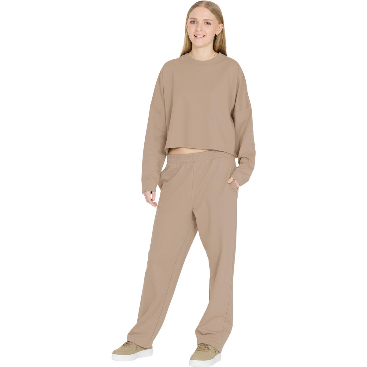 LES’ARCS Clairen Crew Neck Sweatshirt Børn Roasted Cashew