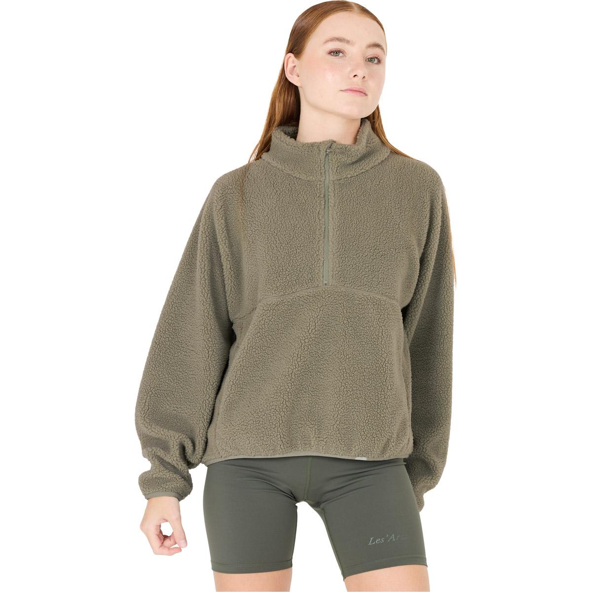 LES'ARCS Kathleen Half Zip Fleecetrøje Børn Forest Fog