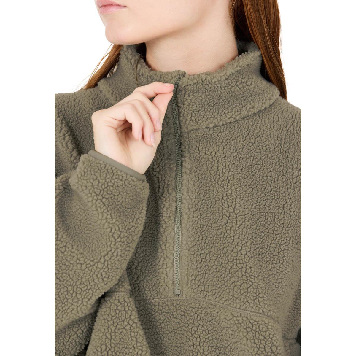 LES'ARCS Kathleen Half Zip Fleecetrøje Børn Forest Fog