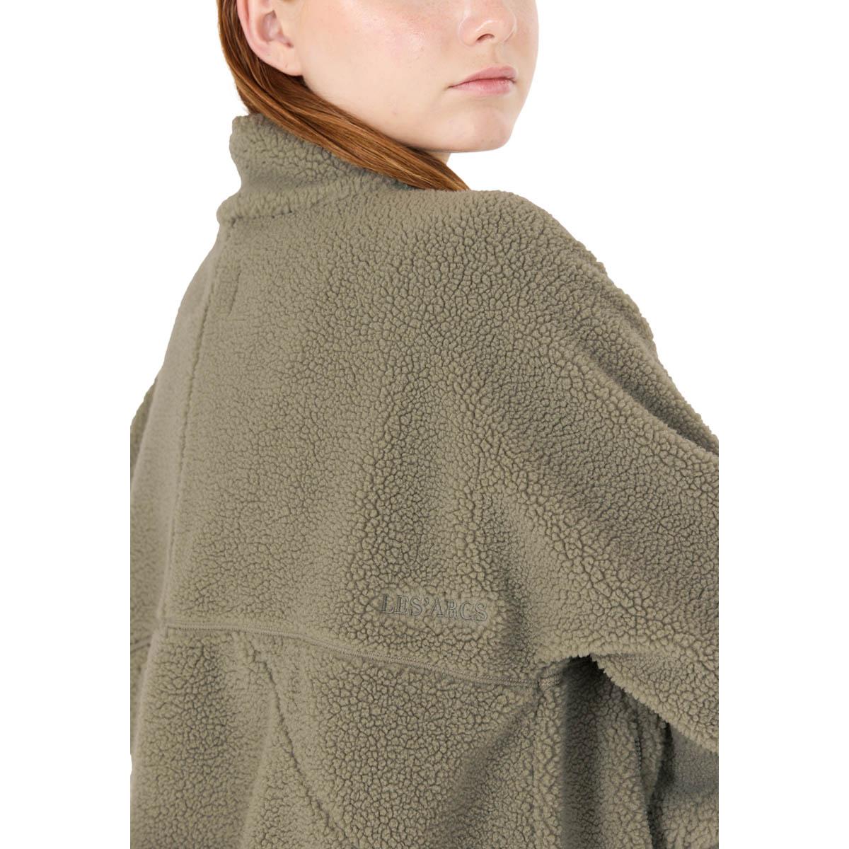 LES'ARCS Kathleen Half Zip Fleecetrøje Børn Forest Fog