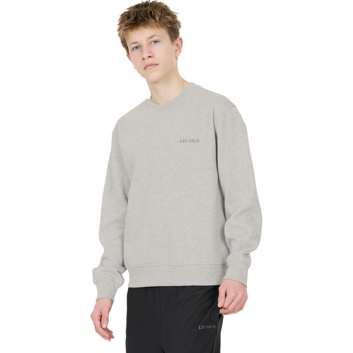 LES’ARCS Leasach Sweatshirt Børn Light Grey Melange