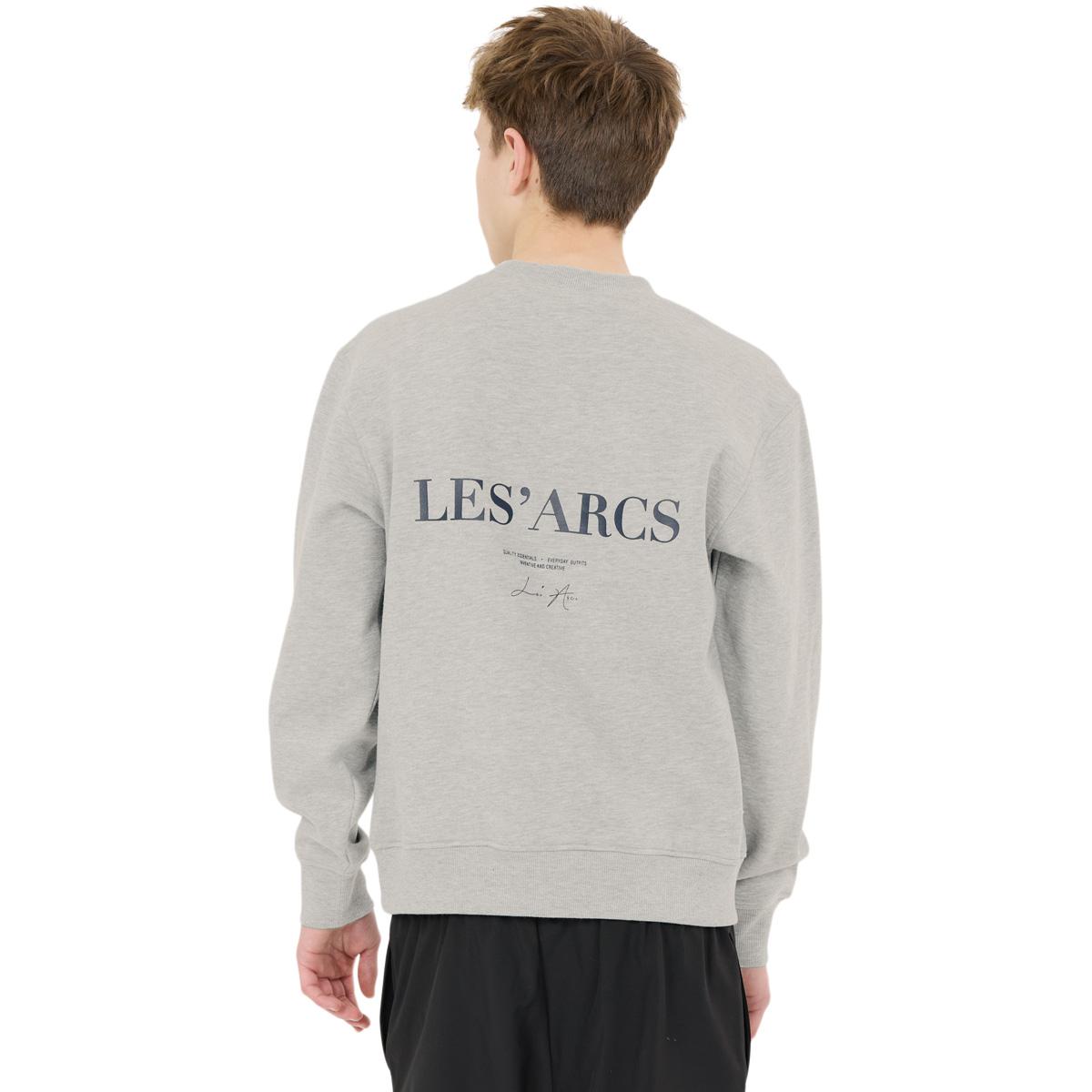 LES’ARCS Leasach Sweatshirt Børn Light Grey Melange