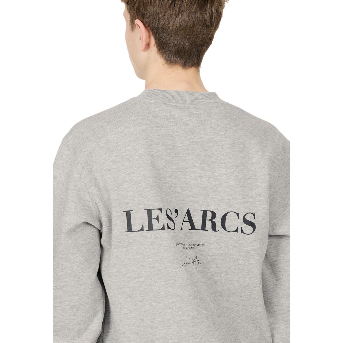 LES’ARCS Leasach Sweatshirt Børn Light Grey Melange