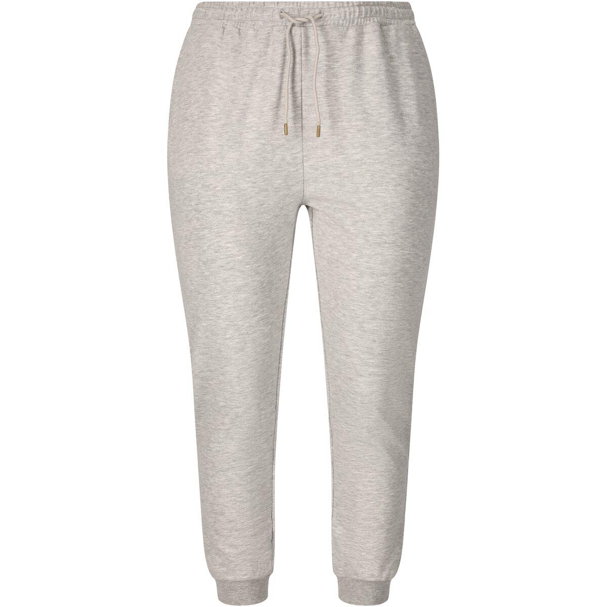 Q Sportswear Ingelina Joggingbukser Dame Light Grey Melange