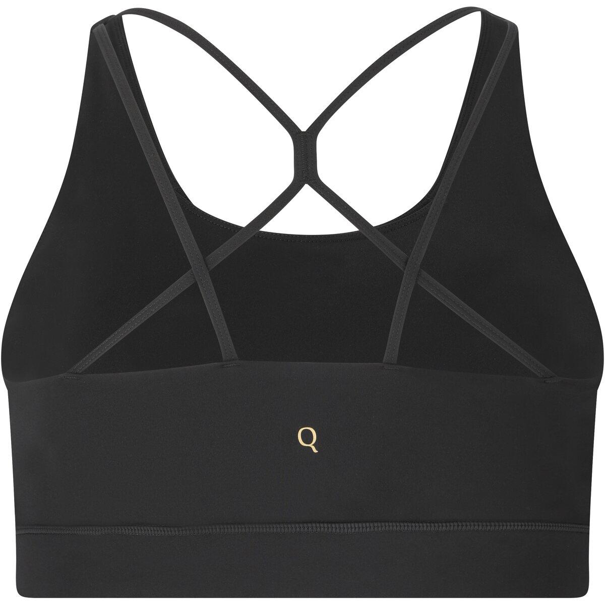 Q Sportswear Thalia v2 Medium Support Sports BH Dame Black