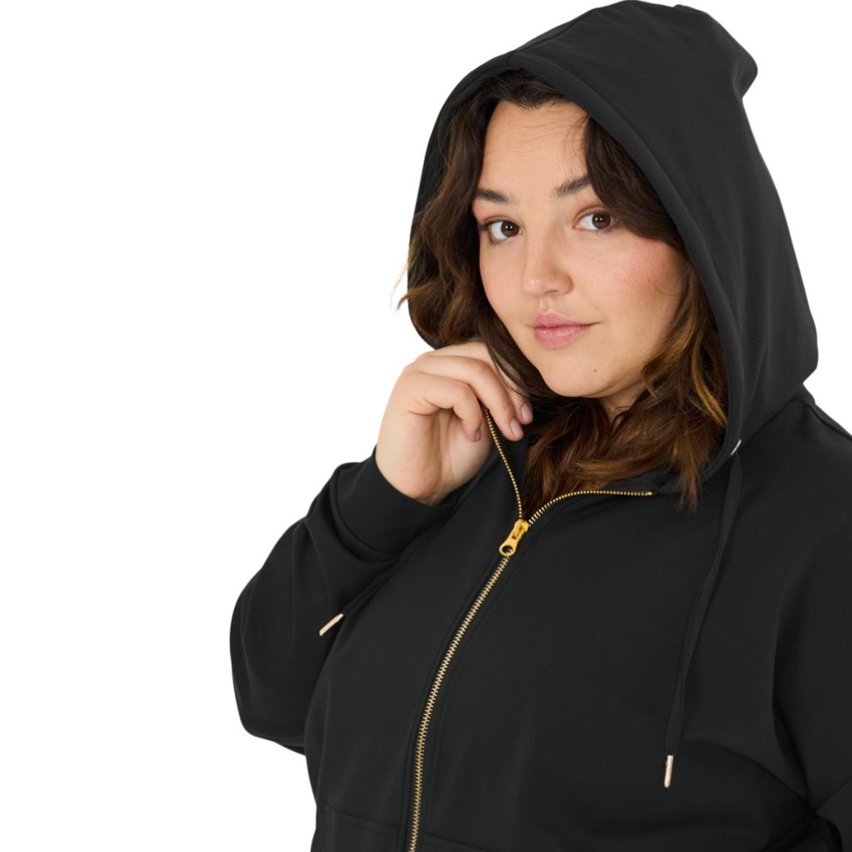 Q Sportswear Tianna Full Zip Hættetrøje Dame Black