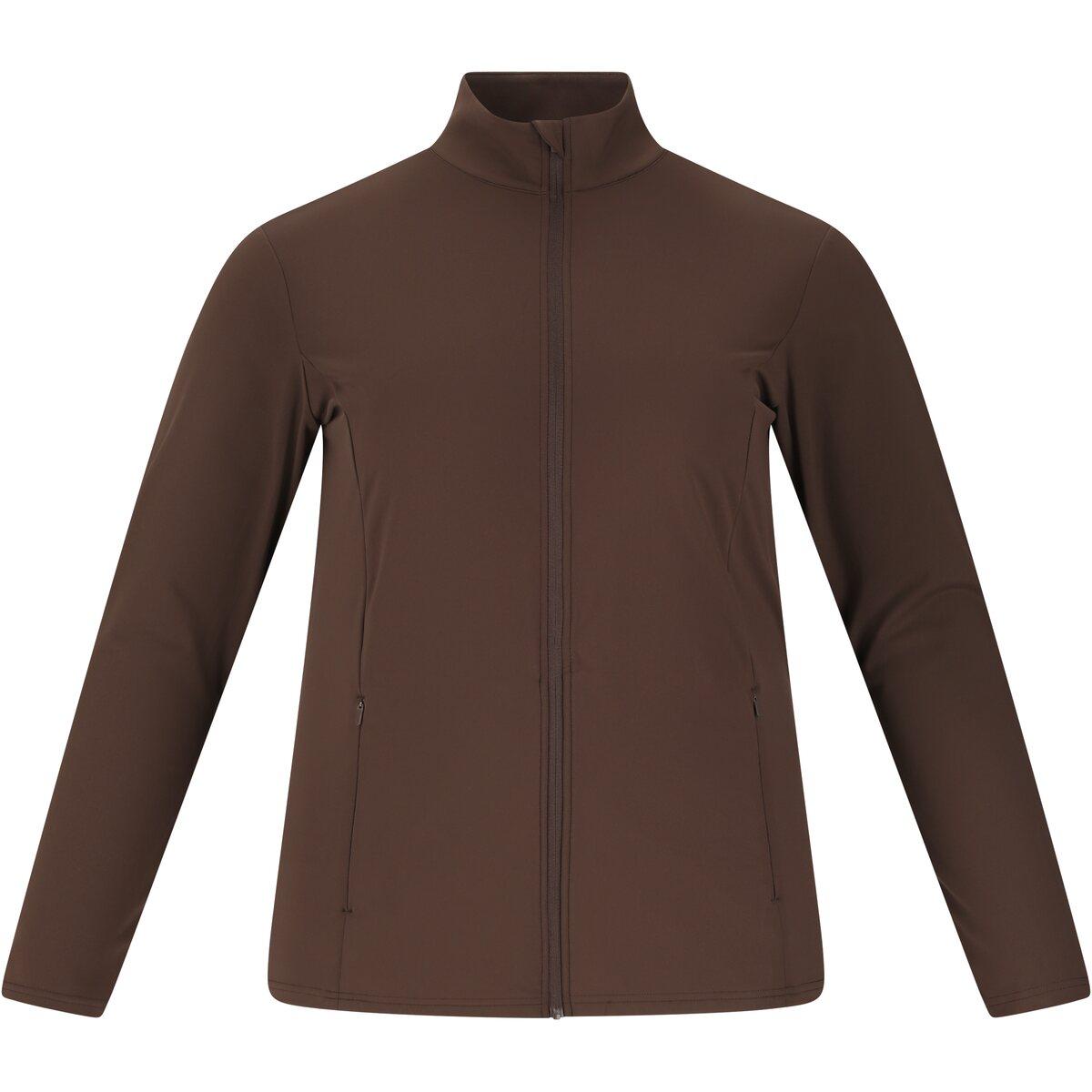 Q Sportswear Blaire Træningsjakke Dame Chocolate Torte