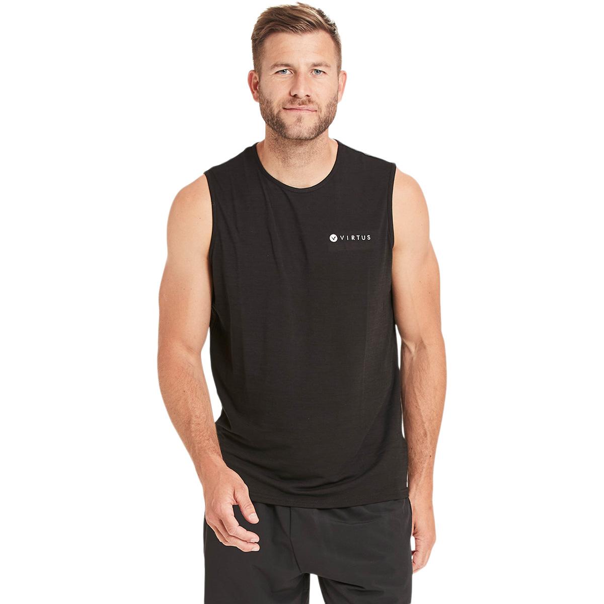 Virtus Joker Træningstop Herre Black Solid