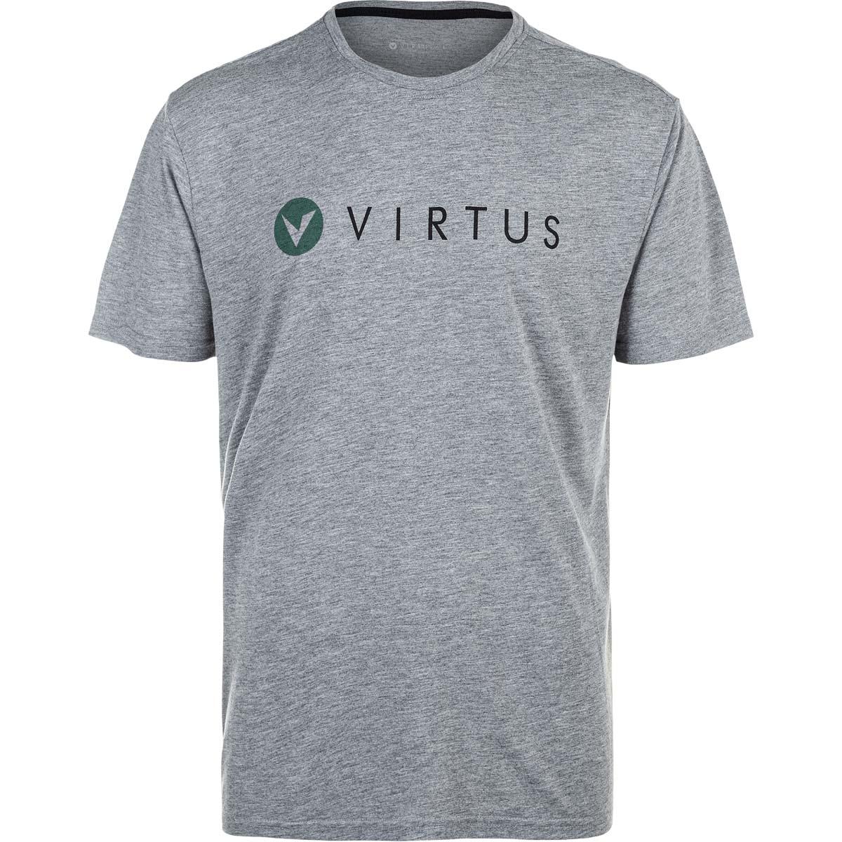 Virtus Edwardo Logo Trænings T-shirt Herre Mid Grey Mel.
