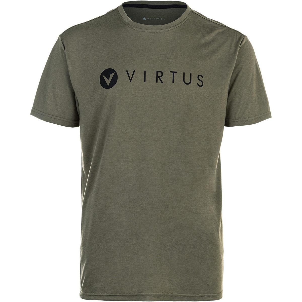 Virtus Edwardo Logo Trænings T-shirt Herre Olive