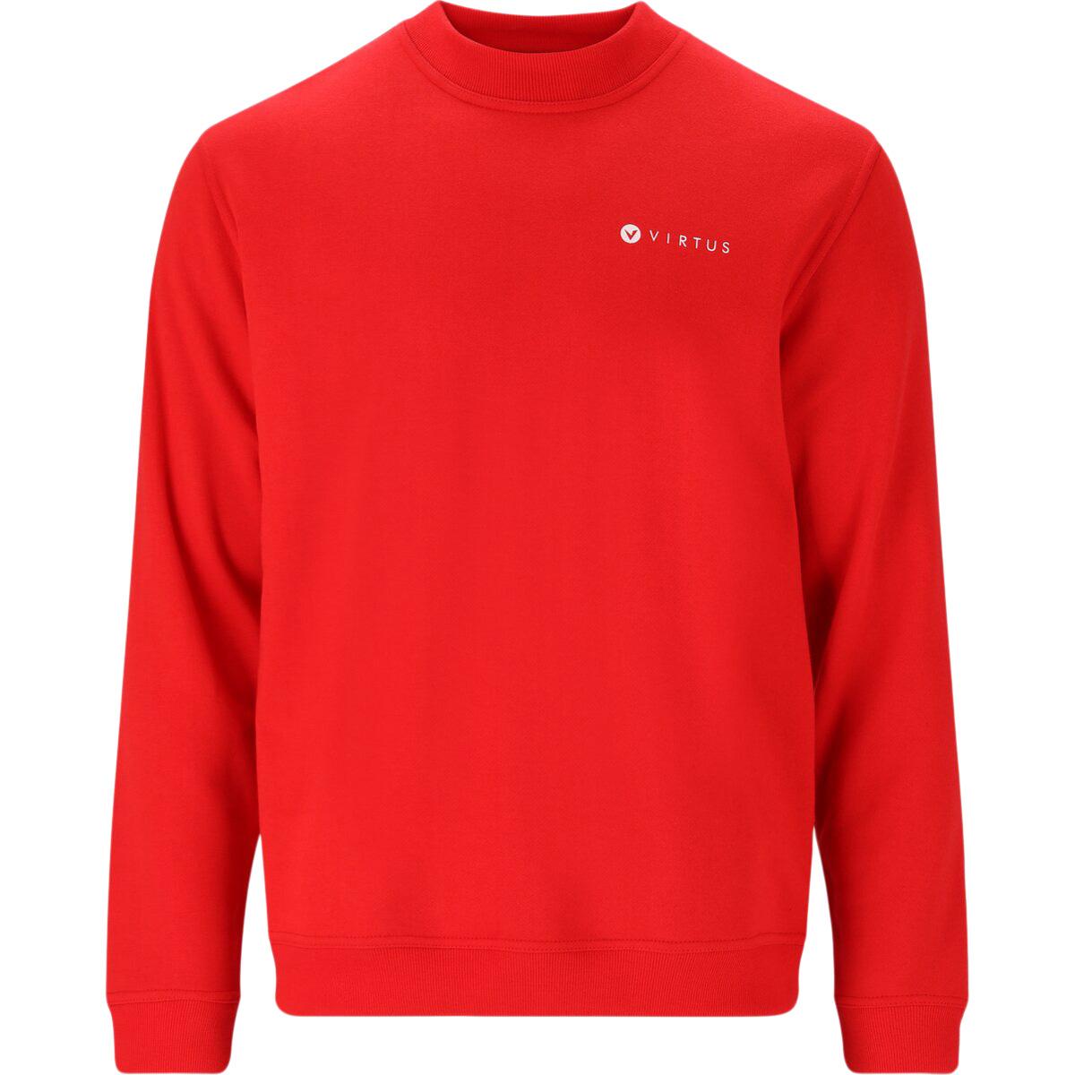 Virtus Dereck Crew Neck Sweatshirt Herre Tomato