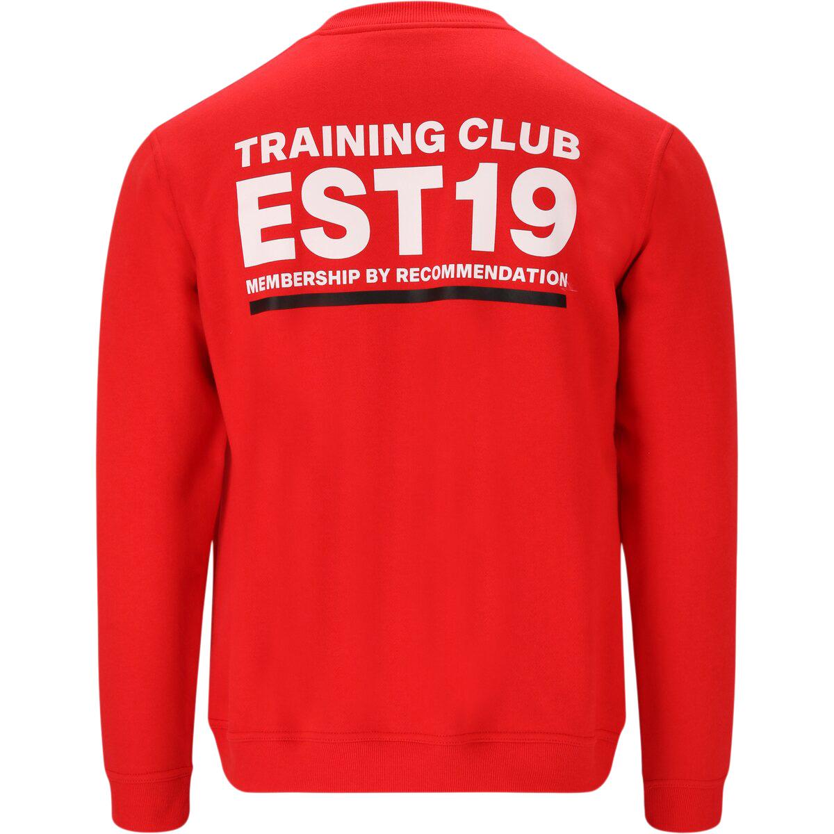 Virtus Dereck Crew Neck Sweatshirt Herre Tomato