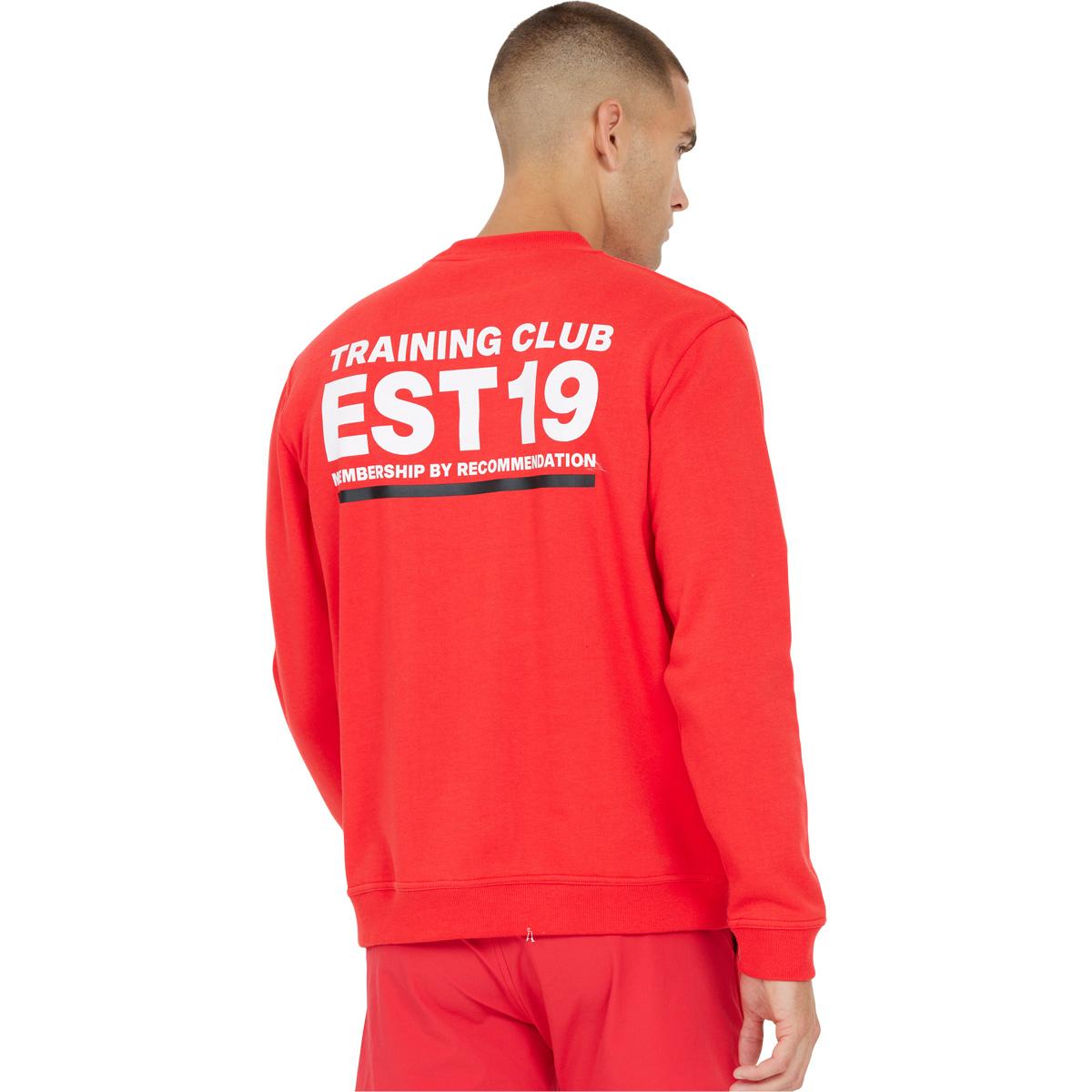 Virtus Dereck Crew Neck Sweatshirt Herre Tomato