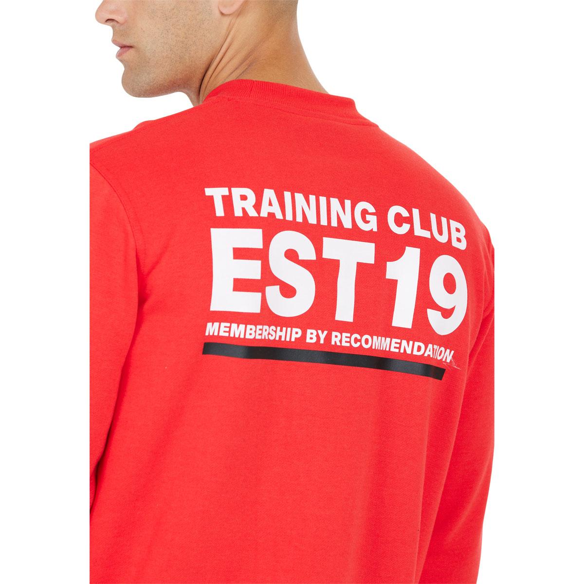 Virtus Dereck Crew Neck Sweatshirt Herre Tomato