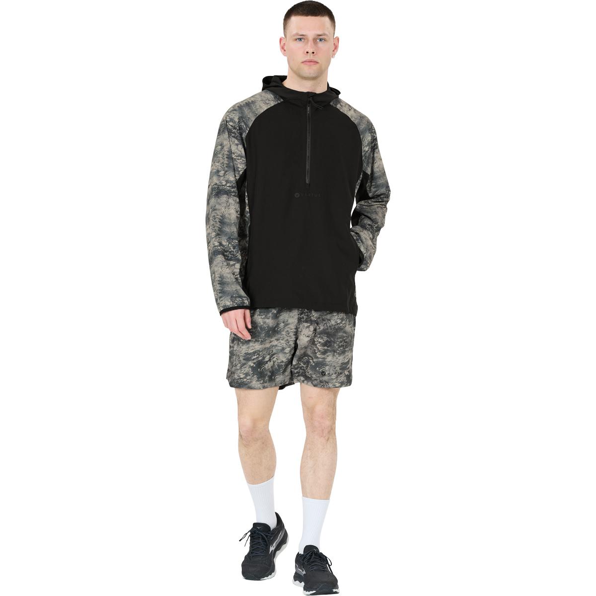 Virtus Deaglan Printed Løbeshorts Herre Grey/Beige
