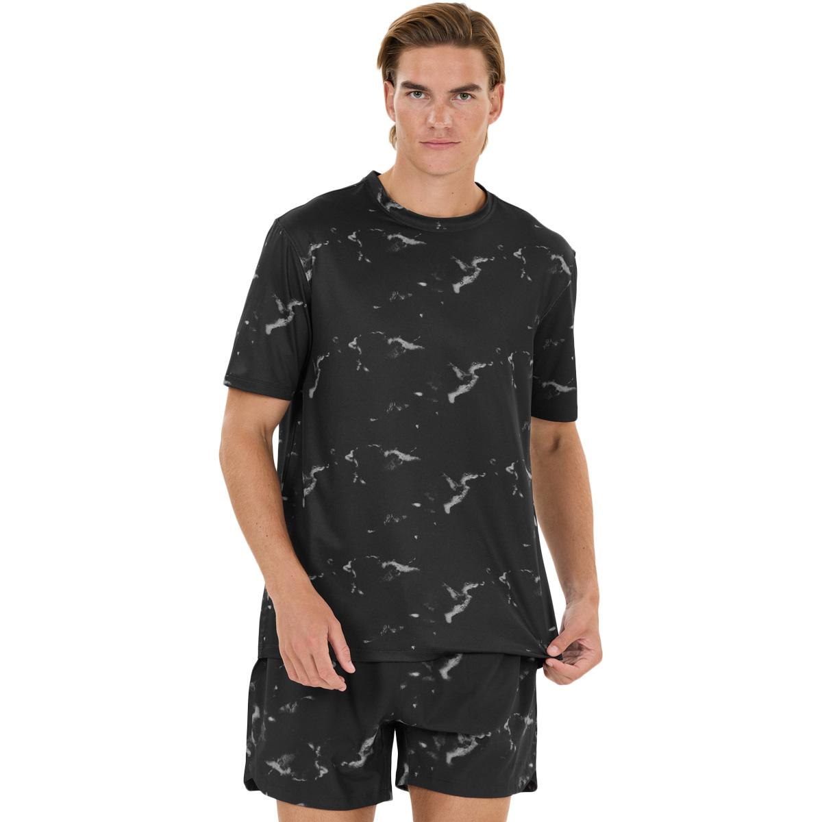 Virtus Lavis AOP Trænings T-shirt Herre Black/Grey