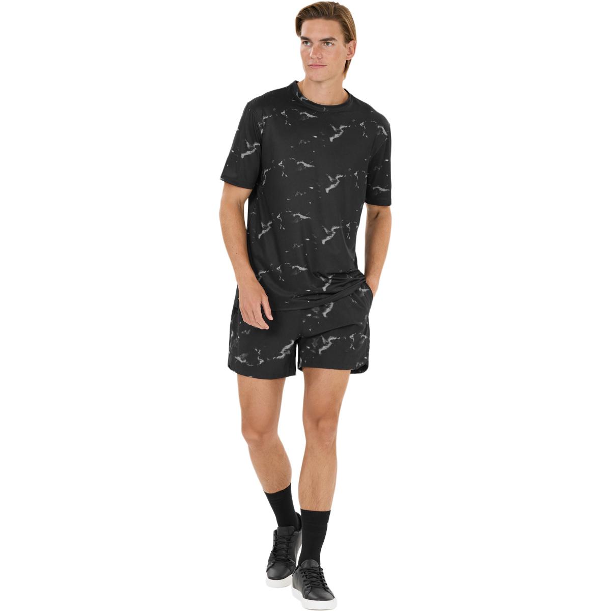 Virtus Lavis AOP Træningsshorts Herre Black/Grey