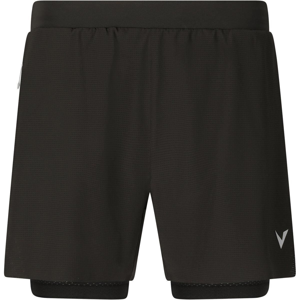 Virtus Ado 2in1 Ripstop Træningsshorts Herre Black