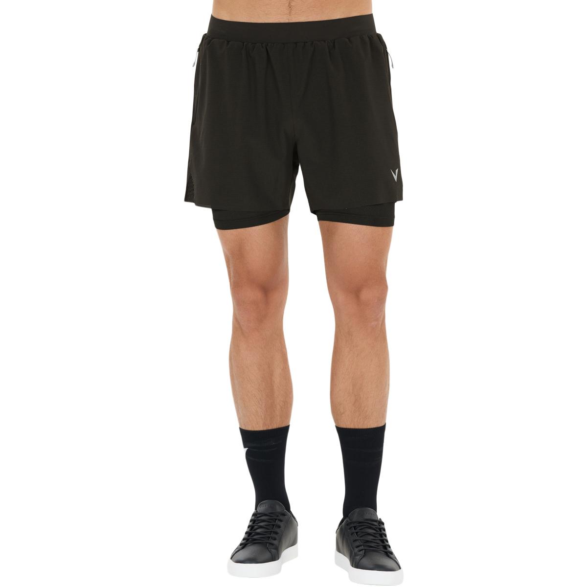 Virtus Ado 2in1 Ripstop Træningsshorts Herre Black