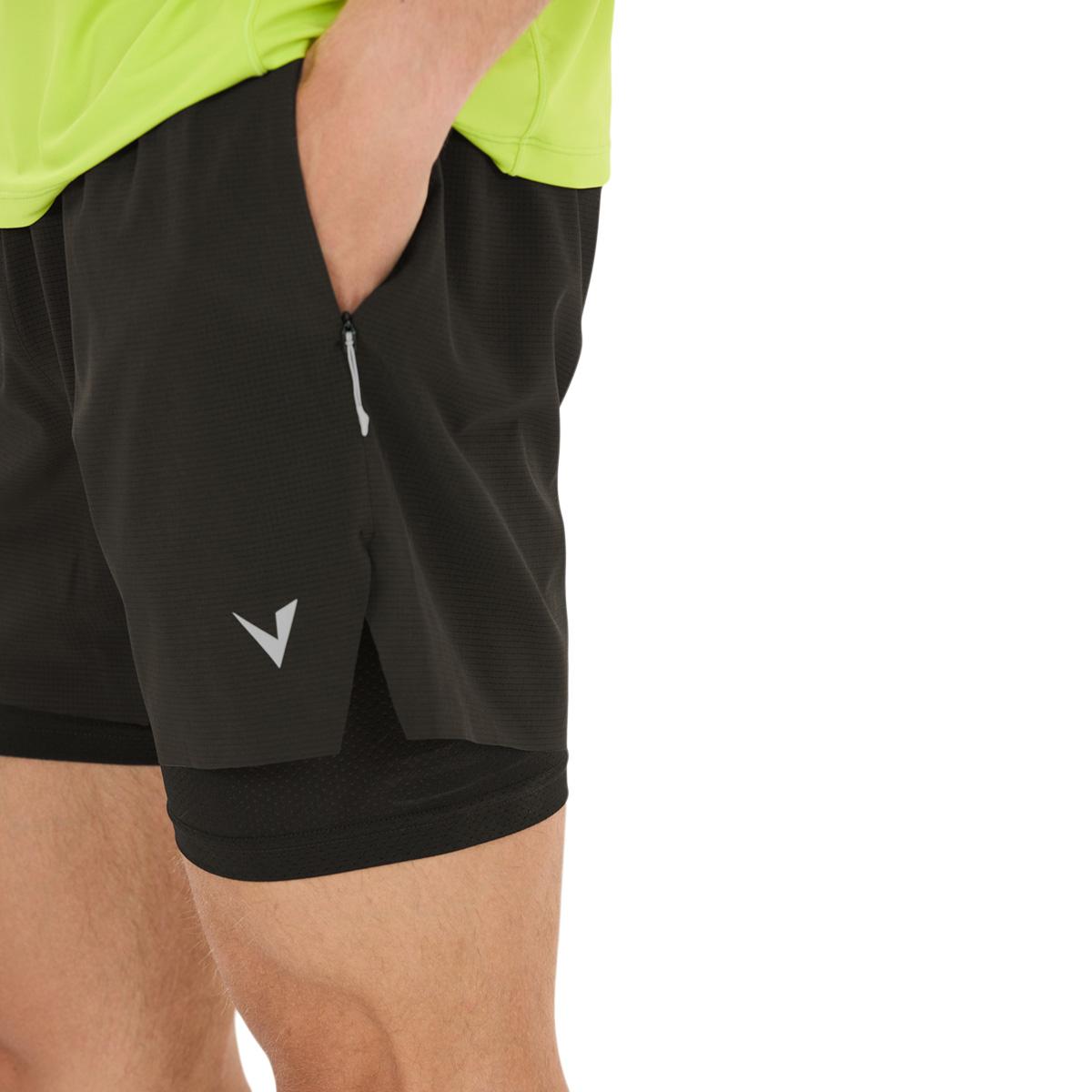 Virtus Ado 2in1 Ripstop Træningsshorts Herre Black