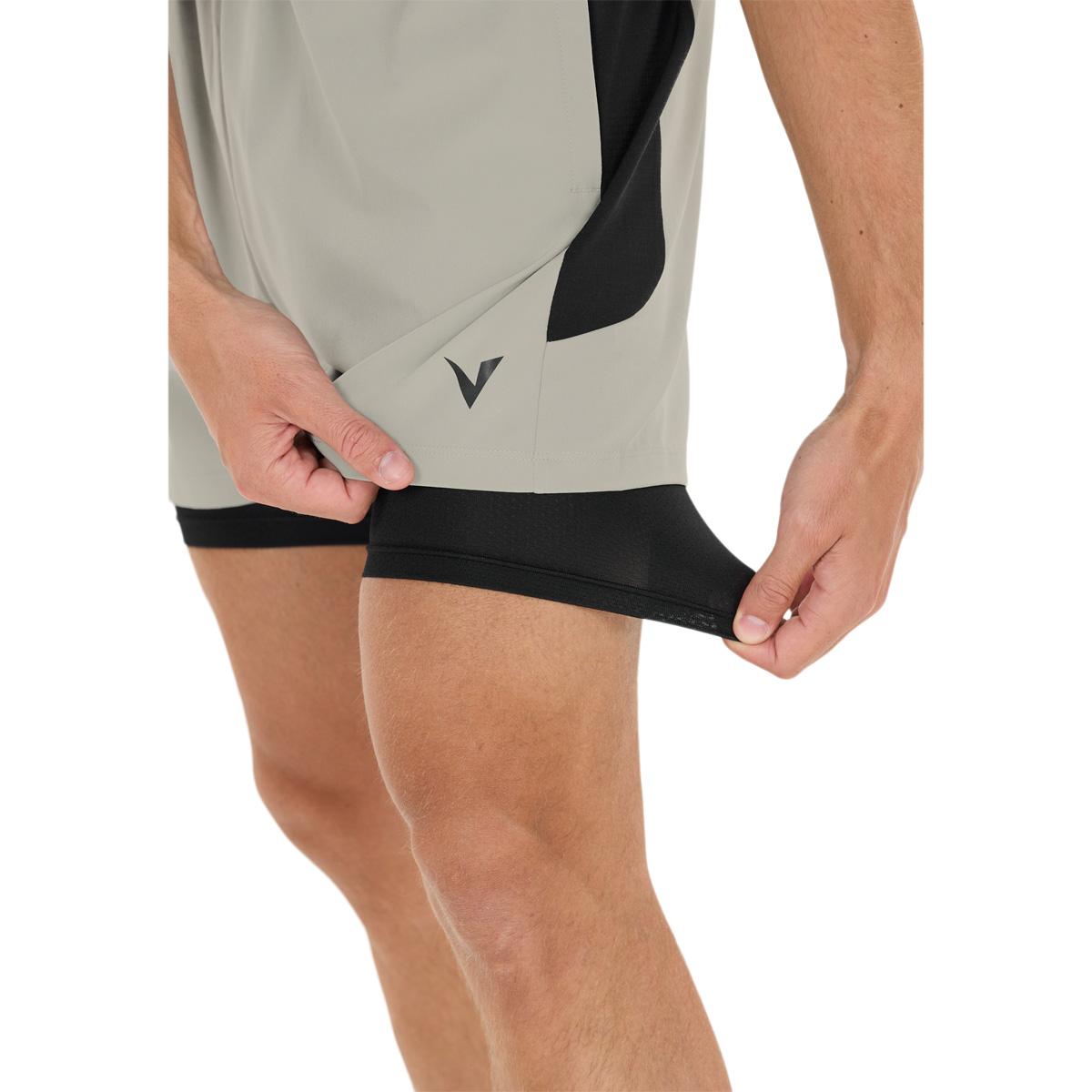 Virtus Dylan v2 2in1 Træningsshorts Herre Neutral Gray